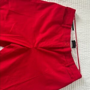 Talbots 8p Red Chino Capri Pants
